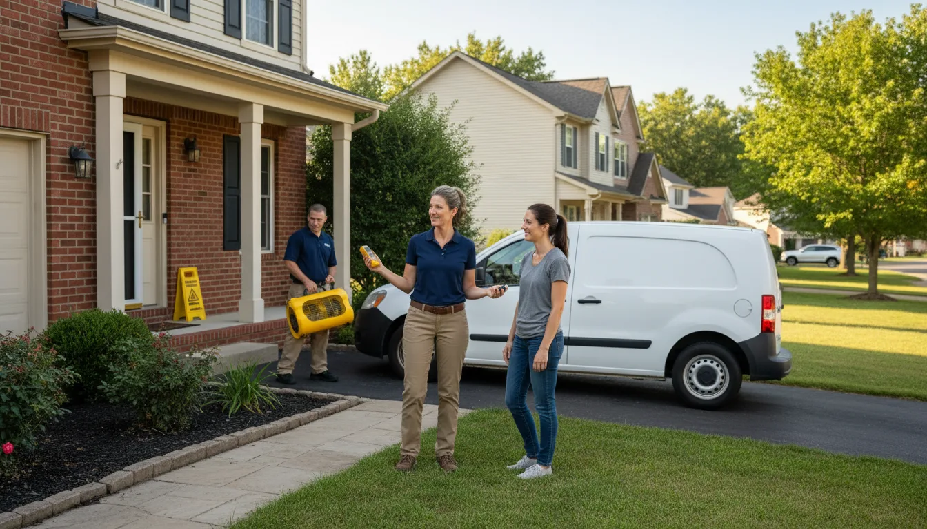 Residential water damage restoration in Coral Gables, FL